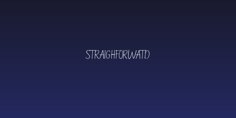 straighforwatd Social Header
