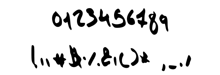 strangeheadache Font OTHER CHARS