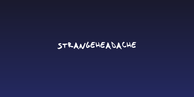 strangeheadache Social Header