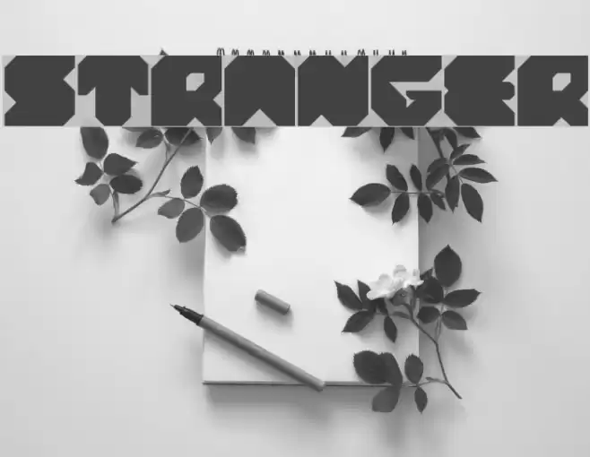 stranger خط examples