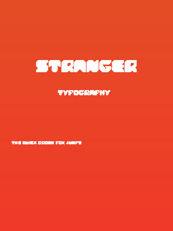stranger Poster