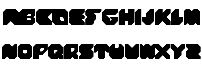 stranger Font LOWERCASE