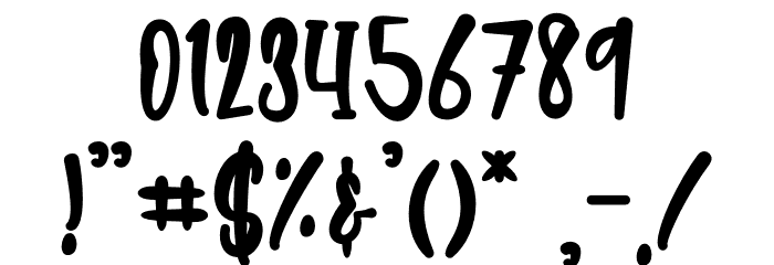 strawberry cheesecake Font OTHER CHARS