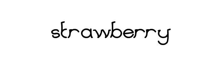 strawberry  Frei Schriftart Herunterladen