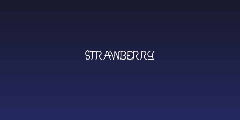 strawberry Social Header
