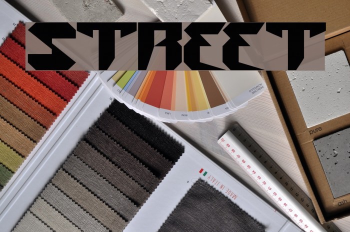 street Font examples