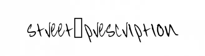 street_prescription  Free Fonts Download