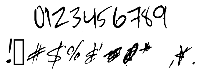 street_prescription Font OTHER CHARS