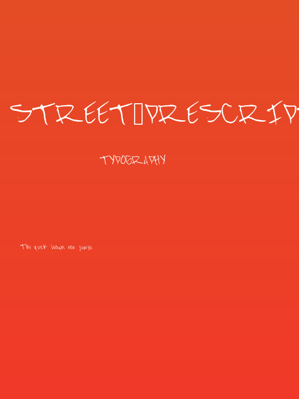 street_prescription Poster