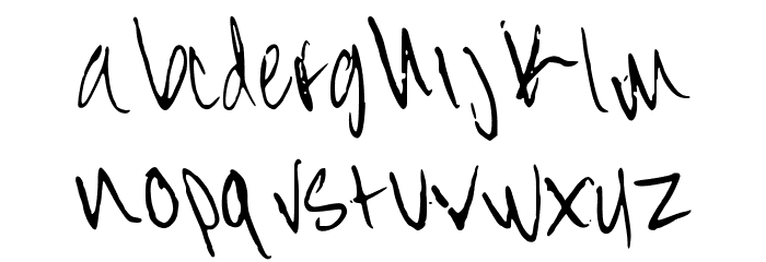 street_prescription Font LOWERCASE