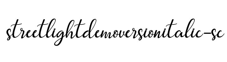 streetlightdemoversionitalic-sc  नि: शुल्क फ़ॉन्ट्स डाउनलोड