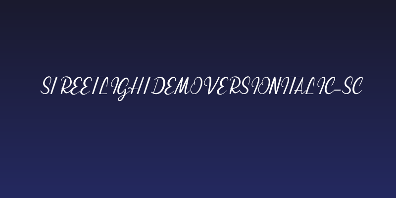 streetlightdemoversionitalic-sc Social Header