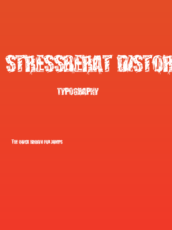 stressberat distort Poster