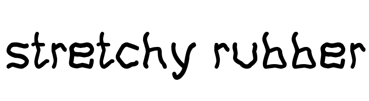 stretchy rubber  Descarca Fonturi Gratis