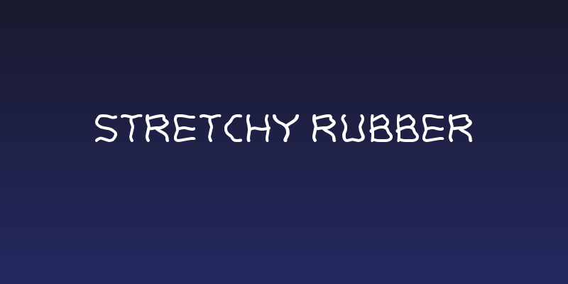 stretchy rubber Social Header