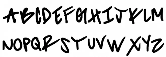 striiikerr Шрифта ВЕРХНИЙ