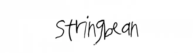 stringbean  नि: शुल्क फ़ॉन्ट्स डाउनलोड