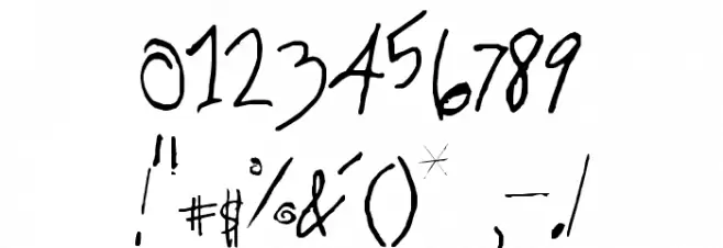 stringbean Font OTHER CHARS