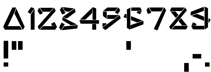 strip joint Font OTHER CHARS