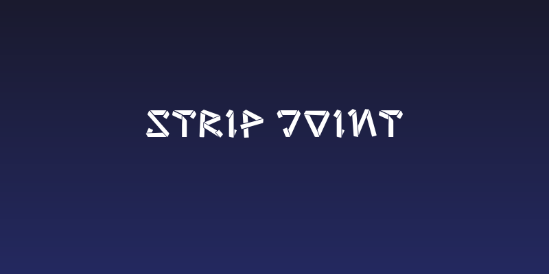 strip joint Social Header