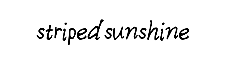stripedsunshine Font