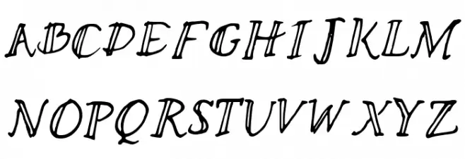 stripedsunshine خط أحرف كبيرة