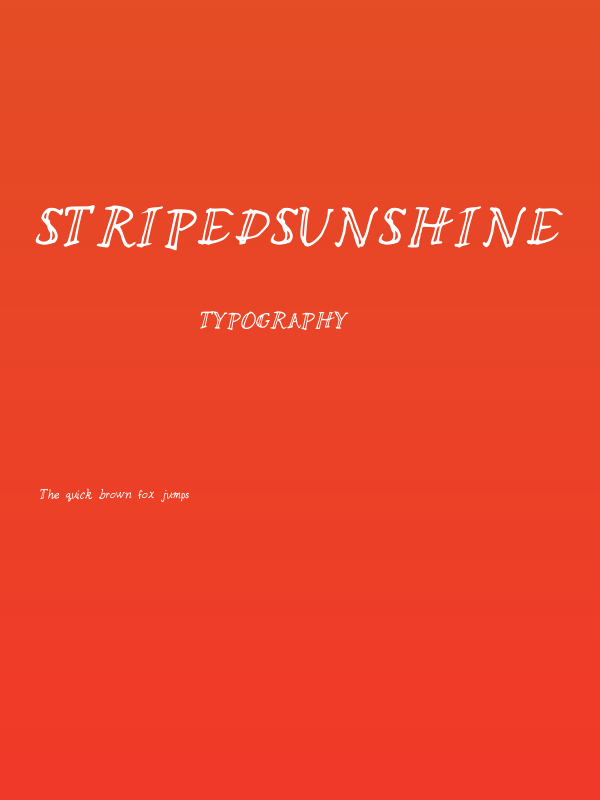 stripedsunshine Poster