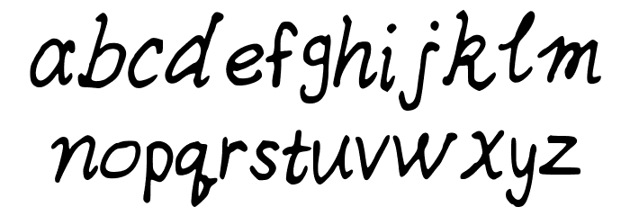 stripedsunshine Font LOWERCASE