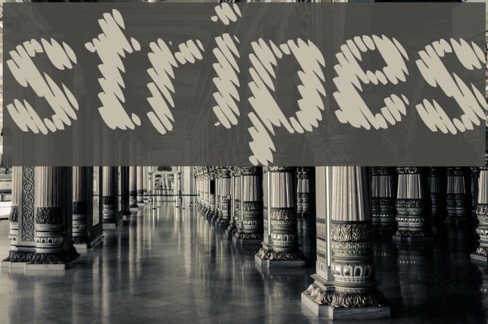 stripes Font examples