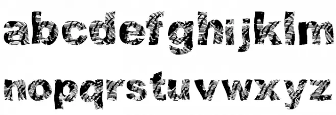strippindirty Font Litere mici