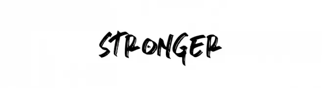 stronger  baixar fontes gratis