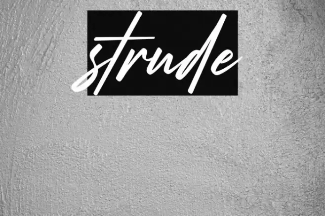 strude Font examples