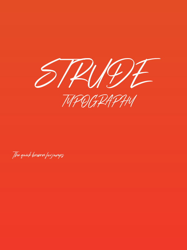 strude Poster
