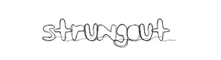 strungout  font caratteri gratis