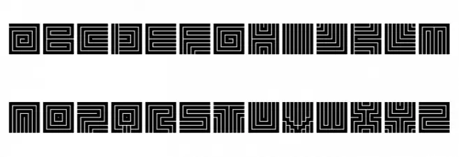 stuckattwo_demo1 字体 大写