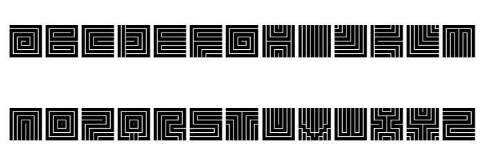 stuckattwo_demo1 Font LOWERCASE