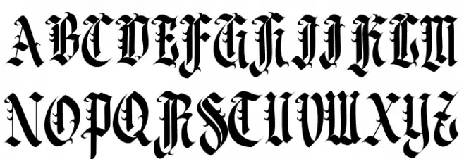 stunegart Schriftart Groß