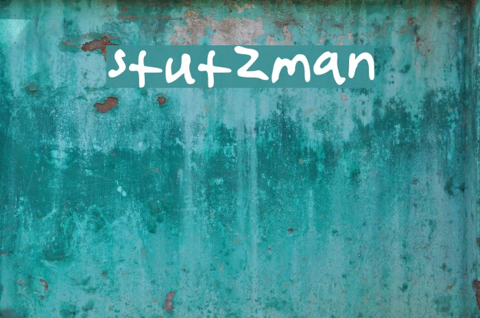 stutzman Font examples