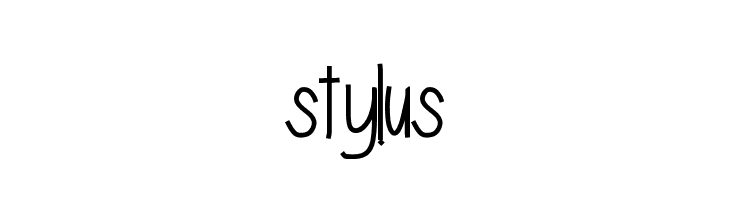 stylus  Descarca Fonturi Gratis