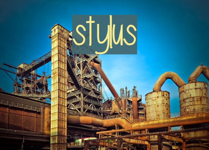 stylus Font examples