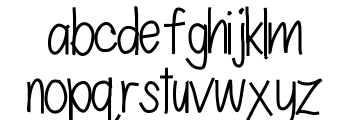 stylus Font LOWERCASE