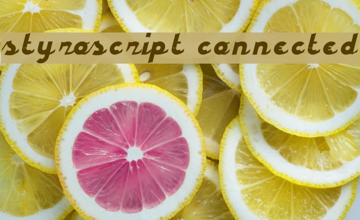 styroscript connected Example 3