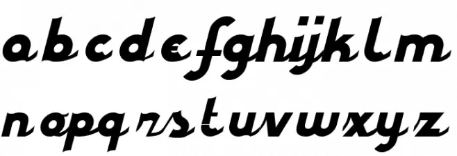 styroscript connected फ़ॉन्ट लोअरकेस