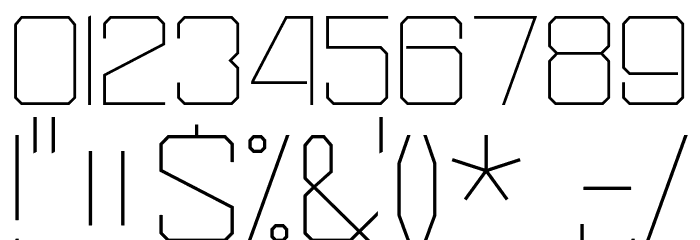 SU-30SM 150 Font OTHER CHARS