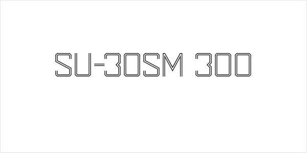 SU-30SM 300 Logo