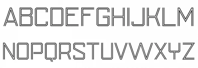 SU-30SM 300 Font LOWERCASE