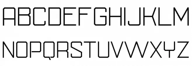 SU-30SM 330 Font UPPERCASE