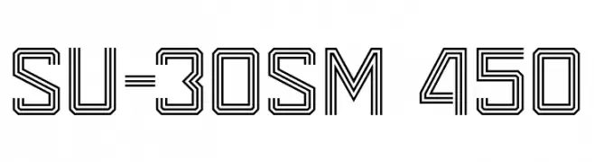 SU-30SM 450  Descarca Fonturi Gratis