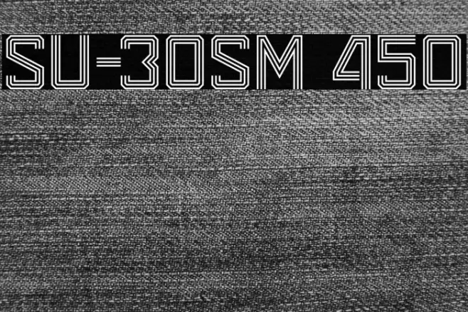 SU-30SM 450 Font examples