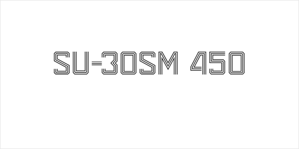 SU-30SM 450 Logo